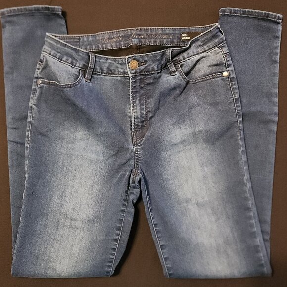 Buffalo David Bitton Size 29 Faith Jeans Mid Rise Super Skinny Stretch Dark Wash - Picture 1 of 15